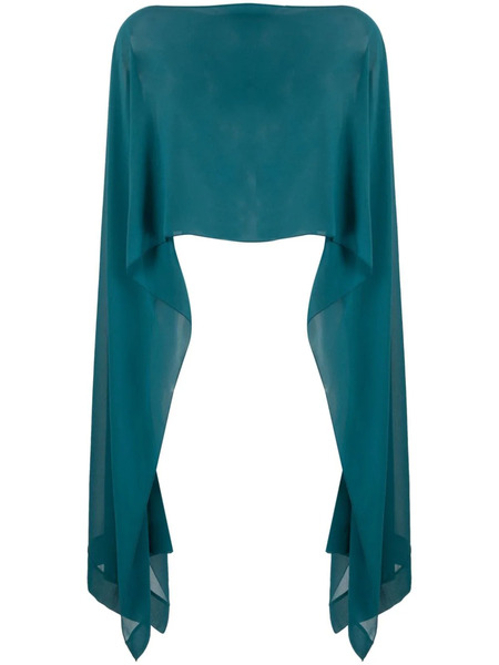  Talbot Runhof Asymmetric Scarf - Green 