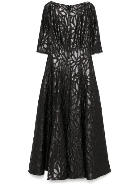  Talbot Runhof Bogna5 Midi Dress - Black 
