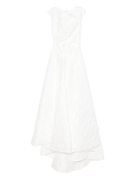  Talbot Runhof Tiered Midi Dress - Neutrals 