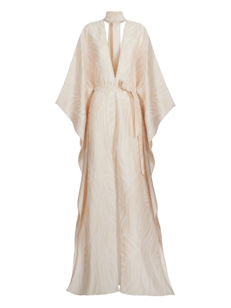  Taller Marmo Completely Ooo Tie-neck Maxi Dress - Neutrals 