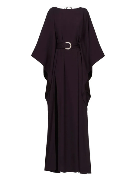  Taller Marmo Fitzgerald Embellished-belted Maxi Dress - Brown 