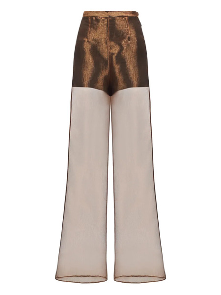  Taller Marmo Marlene See-through Trousers - Brown 