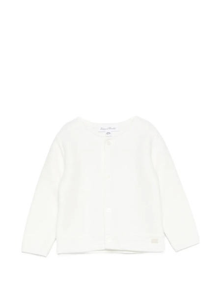  Tartine Et Chocolat Button-up Cardigan - White 