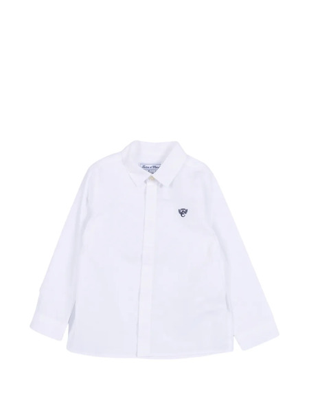  Tartine Et Chocolat Buttoned Shirt - White 