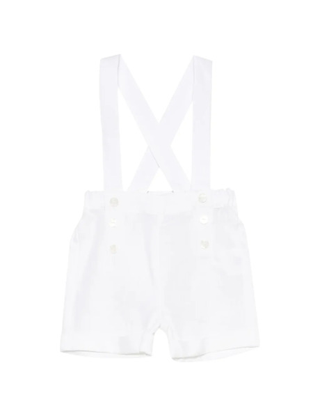  Tartine Et Chocolat Buttoned Shorts - White 