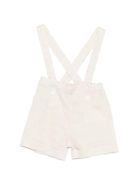  Tartine Et Chocolat Crisscross-strap Shorts - Neutrals 