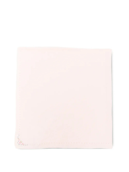  Tartine Et Chocolat Floral-embroidered Blanket - Pink 