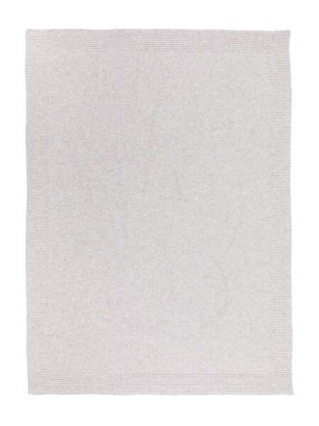  Tartine Et Chocolat Knitted Cashmere Blanket - Grey 