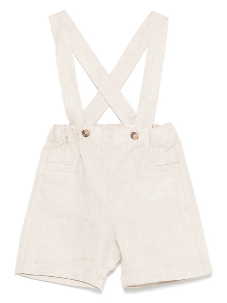  Tartine Et Chocolat Linen Braces - Neutrals 