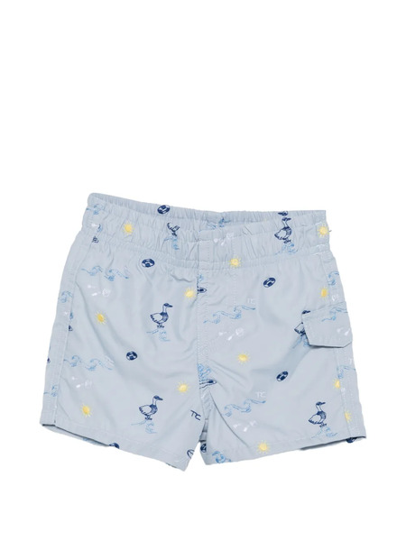  Tartine Et Chocolat Patterned Swim Shorts - Blue 