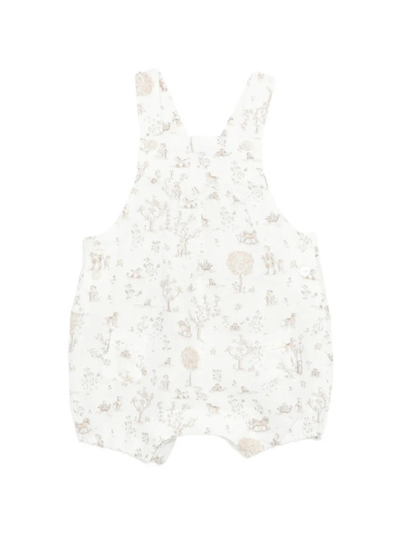  Tartine Et Chocolat Printed Romper Sets - White 