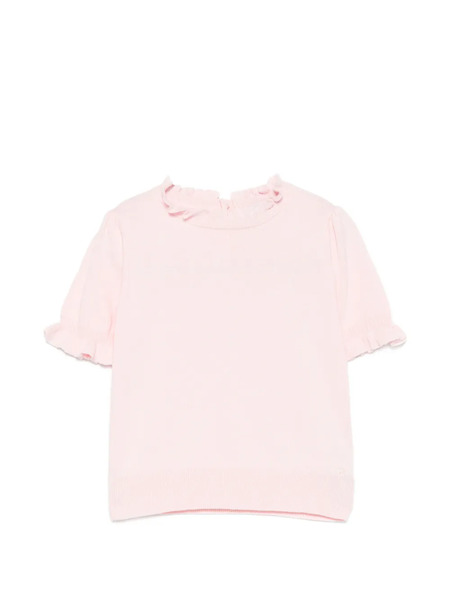  Tartine Et Chocolat Ruffled T-shirt - Pink 