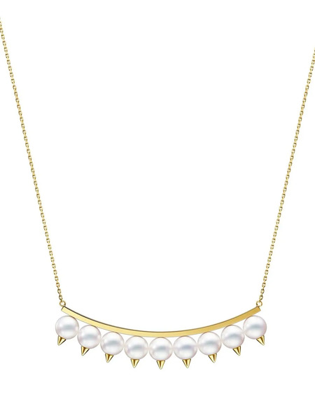  Tasaki 18kt Yellow Gold Collection Line Danger Plus Necklace 