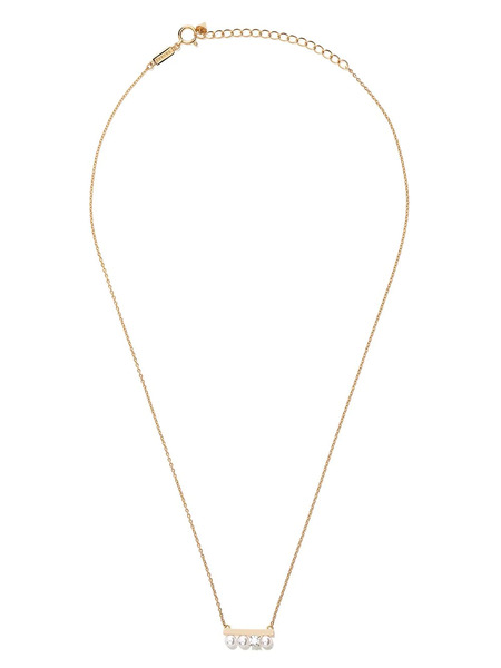  Tasaki 18kt Yellow Gold Collection Line Petit Balance Solo Akoya Pearl And Diamond Pendant - Metallic 