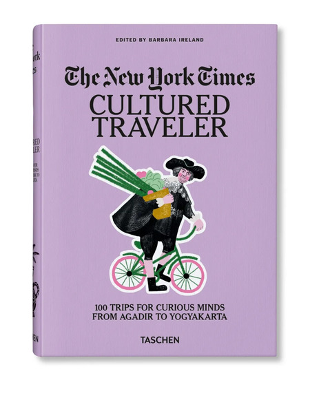  Taschen The New York Times. Cultured Traveler. 100 Trips For Curious Minds From Agadir To Yogyakarta Books - Purple 