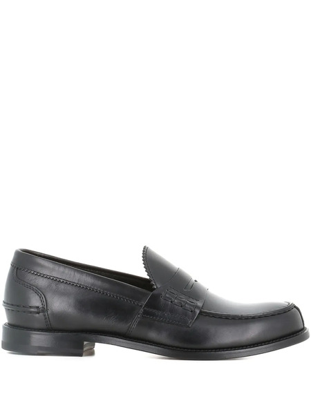 Tassinari Leather Penny Loafers - Black 