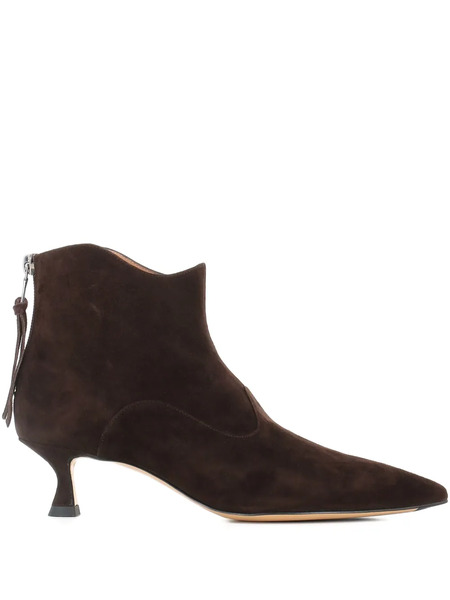  Tassinari Pointed Suede Boots - Brown 