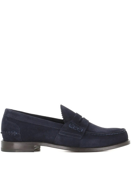  Tassinari Suede Penny Loafers - Blue 