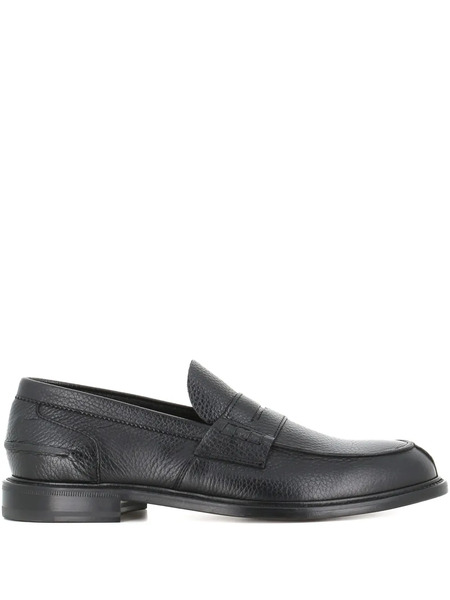  Tassinari Textured Leather Loafers - Black 