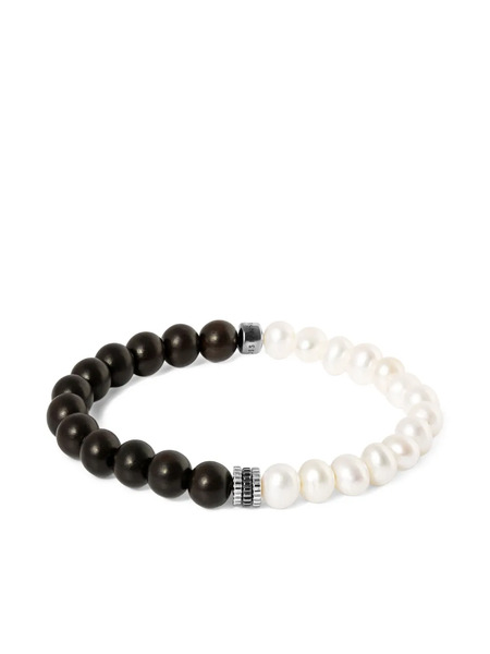  Tateossian Gear Trio Bracelet - White 