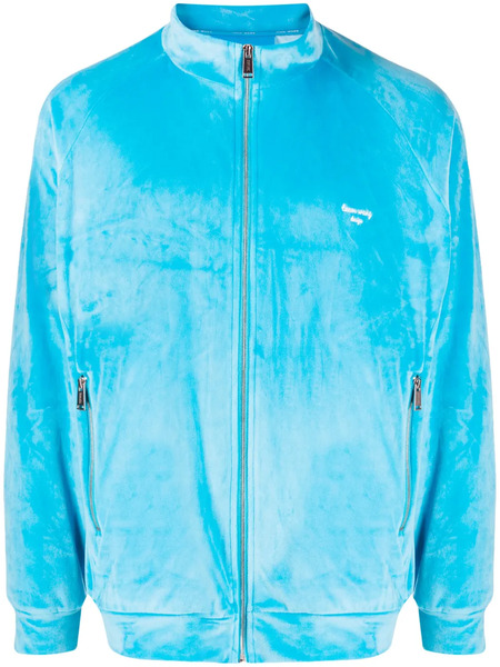  Team Wang Design Brushed-finish Zip-up Jacket - Blue 
