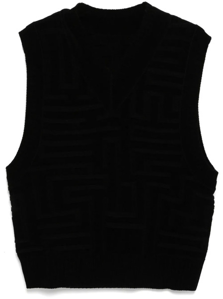  Team Wang Design Choices Jacquard Vest - Black 