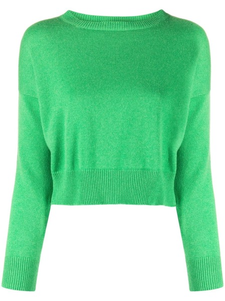  Teddy Cashmere Genova Cropped Cashmere Jumper - Green 