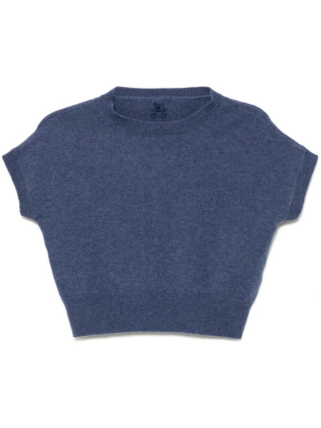  Teddy Cashmere Genova Top - Blue 