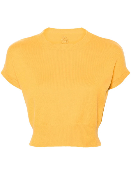 Teddy Cashmere Genovas Cashmere Top - Yellow 