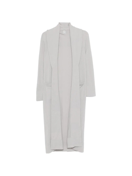  Teddy Cashmere Pockets Cardigan - Grey 