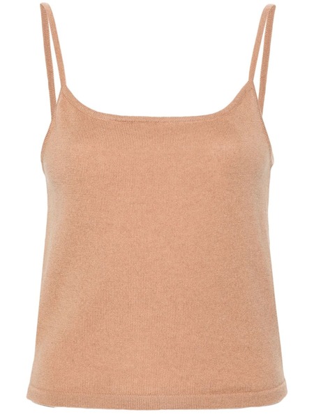  Teddy Cashmere Rapallo Cashmere Tank Top - Brown 