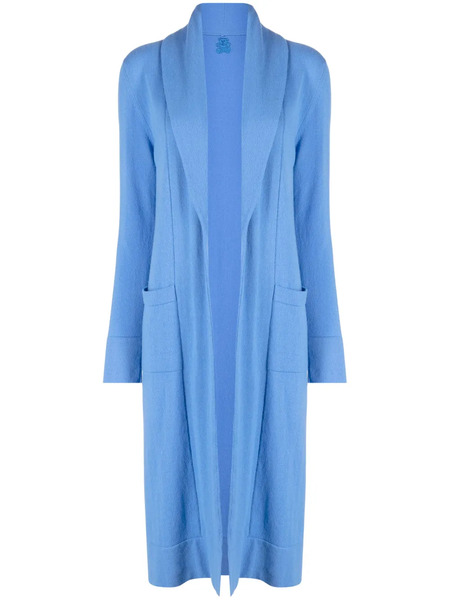  Teddy Cashmere Venzia Open-front Cashmere Cardigan - Blue 