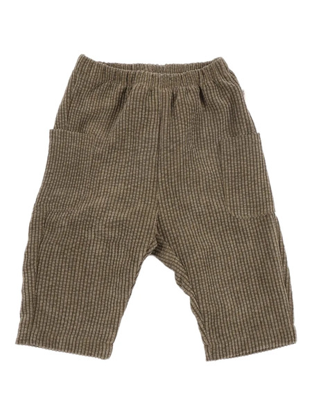  Teddy & Minou Corduroy Patch-pockets Trousers - Brown 