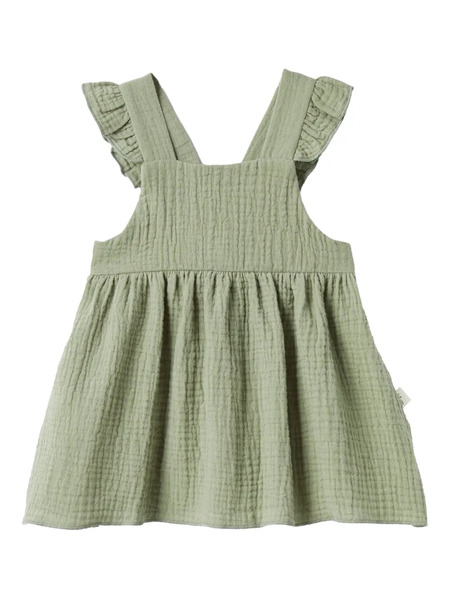  Teddy & Minou Cotton Dress - Green 