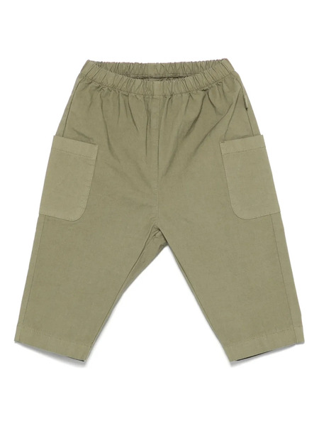  Teddy & Minou Elasticated-waist Trousers - Green 