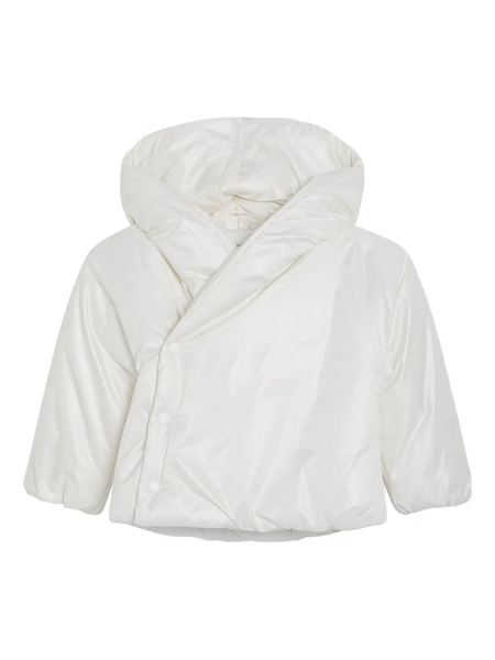  Teddy & Minou Hooded Side Fastening Jacket - White 