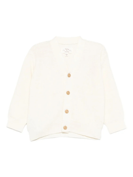  Teddy & Minou V-neck Cardigan - White 