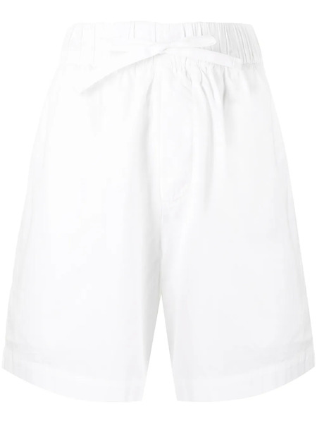  Tekla Poplin Drawstring Pajama Shorts - White 