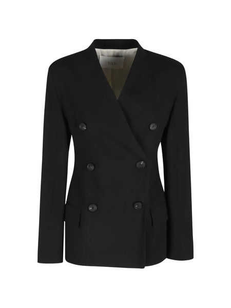  Tela Cles Double-breasted Blazer - Black 