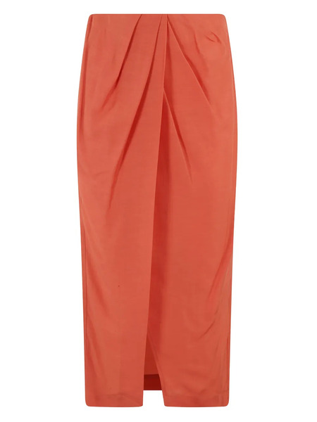  Tela Draped Skirt - Orange 