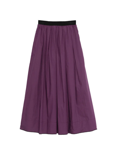  Tela Leda Pleated Midi Skirt - Purple 