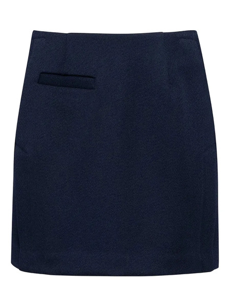  Tela Pocket Mini Skirt - Blue 