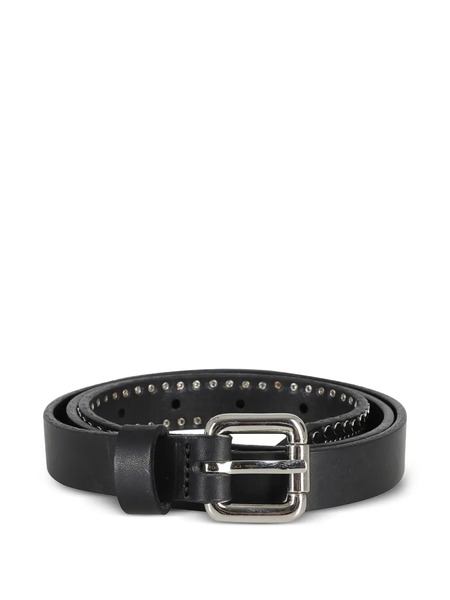  Tela Rick Studded Buckle Belt - Black 
