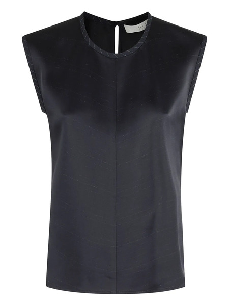 Tela Stripe-pattern Sleeveless Top - Blue 