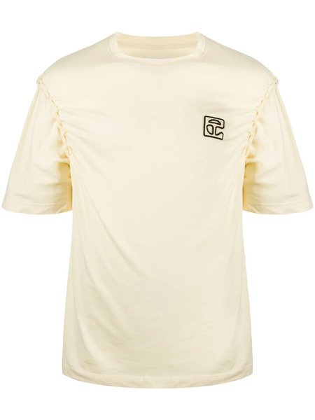  Telfar Braided-seam T-shirt - Neutrals 