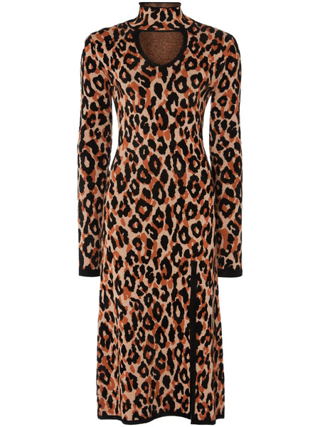  Temperley London Adonis Knitted Dress - Brown 