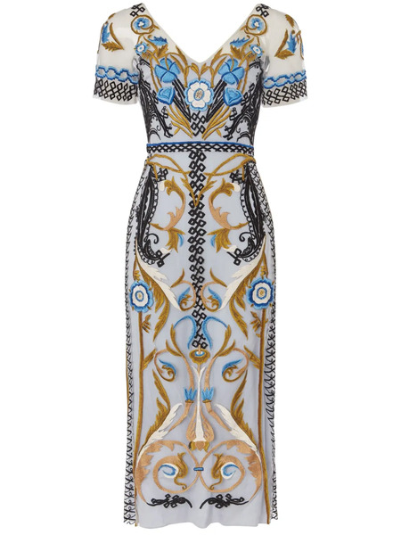  Temperley London Alessia Midi Dress - Blue 