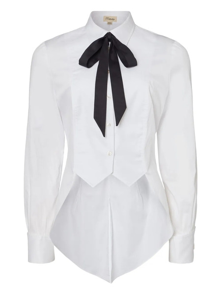  Temperley London Bow-detailed Shirt - White 