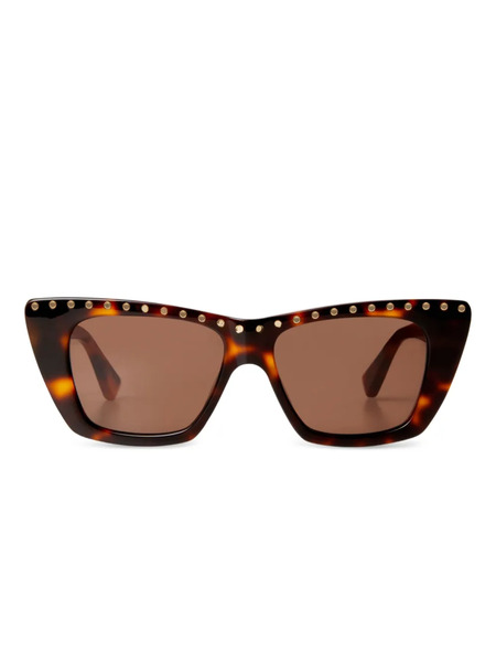  Temperley London Dolly Stud-embellished Cat-eye Sunglasses - Brown 