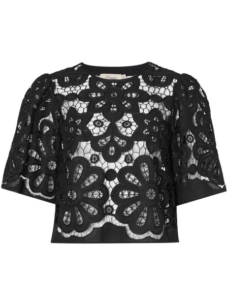  Temperley London Guinevere Blouse - Black 